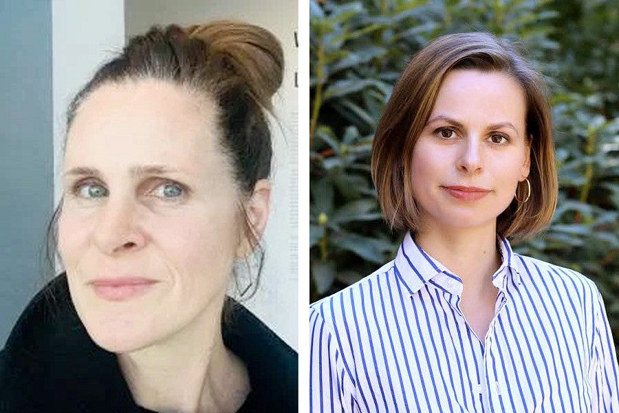 News header of Nina Amstutz and Emily Eliza Scott